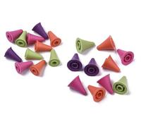 Tope para agujas de tejer, juego de 8 unidades (4 pequeñas y 4 grandes) (multicolores)