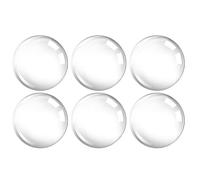 Tope para manija de puerta - Protector de pared transparente de 6 piezas | Parachoques adhesivos reutilizables para puertas de gabinetes | Cojín protector de pared para el lugar de trabajo en