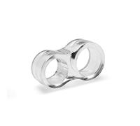 TOPE PARA MANILLA DE PUERTA TRANSPARENTE BLISTER 6 UDS Ø15xØ18mm INOFIX