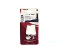 tope para persiana - 2 unidades de tope marfil de 40 mm, ideal para fijar persianas y evitar caídas. fabricado en plástico resistente.
