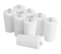 Tope para persiana enrollable de 40 mm de diámetro, 8 unidades con tornillos para integración en sistemas de persianas existentes que necesitan límites de movimiento