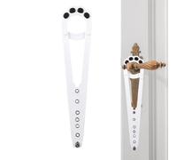 Tope para puerta de gato - Cierre de elastómero ABS, tope de diseño de garra de gato con gancho - 12,05 x 2,6 x 0,24 pulgadas con fácil extracción y reenganche | Soporte para puerta para protección de