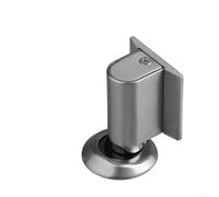 Tope para puerta de suelo resistente al viento hecho de aleación de zinc para un uso duradero y eficacia (plateado)