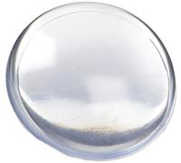 Tope Protector puertas y paredes. Ø 40 mm/Transparente. Blister 2 uds.