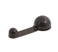 Tope Puerta Adhesivo con Retenedor Marrón