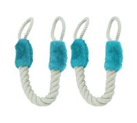 Tope puerta cuerda Anticierre puerta Sujeta puerta set 2 Tope pomo puerta azul