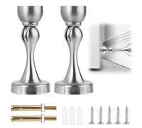 Tope Puerta Magnéticos, 2Pcs Sujeta Topes Para Puertas Suelo Iman de Acero Inoxidable Retenedor Puerta Door Stopper Batente Porta Cuña Puerta Tornillos Ocultos, Diseño de Imán Fuerte