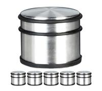 Tope puerta retenedor metálico 1,1 kg 2 anillos freno de puerta sujeta puertas