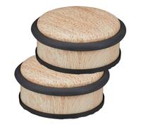 Tope puerta soporte antideslizante retenedor de puertas 1,1 kg efecto madera