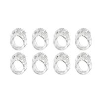 Tope Puerta Tope de manija puerta silicona a prueba golpes, protección pared, perilla, parachoques, almohadillas choque for muebles, anillos para Puertas(Single Ring-B,10PCS)