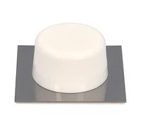 Wolfpack Tope Puerta Línea Profesional Adhesivo Blanco