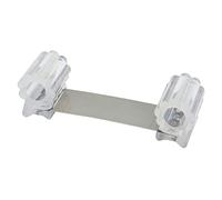 Tope Sujeta Puerta Goma Transparente 13 cm.