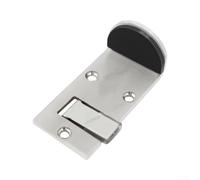 Tope y bloqueador de puerta de acero inoxidable con abrazadera resistente al viento para una sujeción fiable de la puerta, adecuado para tiendas de cadena y entornos de oficina (5 cm de largo)