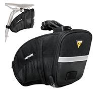 Topeak Aero Wedge Pack (Quickclick), Talla L, Unisex Adulto, Black/Silver