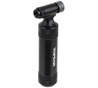 Topeak AirBooster Pro - Bomba de CO2 (aluminio, compacta, para bicicleta de carretera, MTB, Gravelbike y neumáticos sin cámara con válvula Presta), color negro y plateado