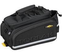 Topeak MTX 2.0 TrunkBag DXP - Bolsa para Maletero de Bicicleta Resistente al Agua con Lados expandibles, Compatible con Todos los estantes MTX QuickTrack 2.0, Color Negro