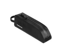 Topeak FastFuel DryBag II (TC3202B) - Bolsa de Tubo Superior Impermeable de 0,8 L, Carcasa rígida de TPU, Montaje Correa/atornillado, diseño aerodinámico, 112 g, Ligero, Negro