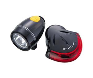 Topeak Highlite Combo II - Juego de Luces Delanteras y traseras, Color Negro