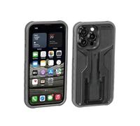 Topeak iPhone 13 Pro Ridecase - Carcasa para Smartphone Unisex para Adultos, Color Negro y Gris