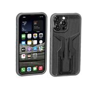 Topeak iPhone Funda Smartphone Ridecase para iPgone 13 Pro MAX, Ridecase para iPhone 13 Pro MAX, Adultos Unisex, Negro/Azul Claro