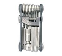 Topeak Mini 18 + Llave Multiherramientas, Adultos Unisex, Negro, Talla Única