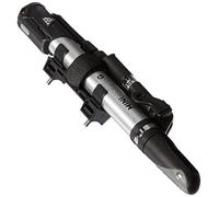 Topeak Mini Bomba Morph con manómetro, Negro, Plateado, 26,5 x 5 x 2,8 cm / 10,4 x 2,0 x 1,1 Pulgadas