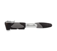 Topeak Mini Dual Dxg Marco Bomba Presta Y Válvula Schrader Con / Calibre Plata/
