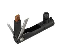 Topeak MiniX Tubes, Kit de reparación sin cámara con inflador de CO2 Integrado, Herramienta de Enchufe, Cuchillo, Enchufe de 3,5 mm y Funda