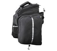 Topeak MTS TrunkBag DXP 2.0 - Bolsa para Maletero de Bicicleta Resistente al Agua, se Fija a un Estante con Correas, Color Negro