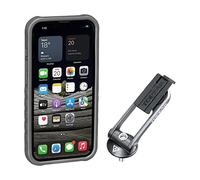 Topeak Ridecase - Funda Protectora con Soporte para Bicicleta para iPhone 13 Pro, Color Negro, 15,4 x 7,9 x 15 cm