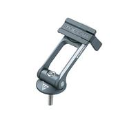 Topeak Soporte para Bicicleta RideCase, Unisex Adulto, Negro, Gris, 9.6 x 3.5 x 2.4 cm / 3.8” x 1.4” x 0.9”(Stem Cap Mount) 3.2 x 3.2 x 2.4 cm / 1.3” x 1.3” x 0.9” (Handlebar Mount Adapter)