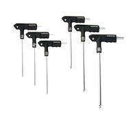 Topeak Set de llaves hexagonales DuoHex WrenchT-Handle negro one_size