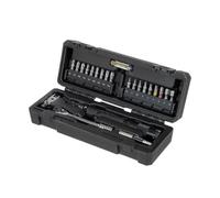 Topeak Torq Stick Pro - Juego de llaves dinamométricas digitales (TT2631) - Rango de 1-20 Nm, pantalla digital con alertas audibles/vibración, juego de brocas de 22 piezas, trinquete Rocket HD, llave