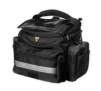 Topeak Handlebar Bag Tourguide, Bolsa de Manillar para Bicicleta, Negro, Talla única