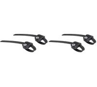 Topeak Versamount, 2pcs per Set Portabotellas Unisex para Adultos, Negro (Negro), 20-60 MM (Paquete de 2)