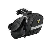 Topeak Aero Wedge Pack DX-Medium Bolsa de sillín, Unisex Adulto, Negro, 19 x 10 x 9.5 cm/0.54 Litre
