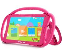 TOPELOTEK Tableta infantil de 7 pulgadas para niños de 3 a 7 pulgadas, WiFi, Android, 32 GB, aplicación educativa de aprendizaje preinstalada, YouTube Netflix, control parental, funda a prueba de