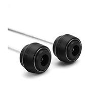 Topes Anticaida Compatible con Aprilia RS660 TUONO 660, deslizador anticolisión de horquilla de eje delantero y trasero para motocicleta Deslizadores de Marco protección(Front and Rear-Grey)
