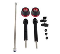 Topes Anticaida Compatible Con Kawasaki Ninja ZX14R ZX-14R 2012-2018 Deslizadores De Marco Protectores Contra Caídas De Motocicleta Deslizadores de Marco protección(Red)