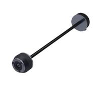 Topes Anticaida Compatible con MT-03 MT03 2015-2026 Protector deslizante de choque de horquilla de eje delantero trasero de motocicleta Deslizadores de Marco protección(Front titanium wheel)