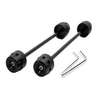 Topes Anticaida Compatible con MT-09 FZ-09 2014-2020 MT09 FZ09 MT09/SP FZ09 MT FZ 09 motocicleta eje delantero trasero horquilla accidente deslizante Deslizadores de Marco protección(Black)