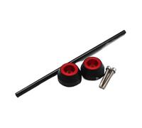 Topes Anticaida Compatible con protectores de eje delantero y trasero de motocicleta TRIUMPH 675 STREET TRIPLE R 2008-2016 Deslizadores de Marco protección(Front wheel Red)