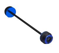 Topes Anticaida Compatible Con TMAX560 Tech Max 2020-2024, Tapa Protectora Contra Caídas De Eje Deslizante De Horquilla De Rueda Trasera De Motocicleta Deslizadores de Marco protección(Rear Blue)