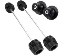 Topes Anticaida Compatible Con Voge 800 Dsx Rally Ds800x 800dsx Motor Rueda Delantera Trasera Horquilla Eje Deslizante Protector Contra Choques Deslizadores de Marco protección(Combo Black)