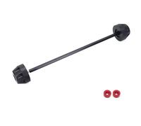 Topes Anticaida Compatible con YZFR1 M 2015-2024 Protector de rueda de motocicleta deslizante de horquilla de eje delantero trasero Deslizadores de Marco protección(Rear Red)