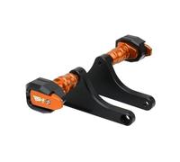 Topes Anticaida Moto Ajuste para RSV4 RR RF RSV4RR RSV4RF 2021-2023 marco de protección contra caídas para motocicleta Protector carenado deslizante almohadilla choques(Orange)