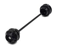 Topes Anticaida Moto Para 999 2003 2004 2005 2006 Delantero y trasero de motocicleta Protección contra caídas trasera Deslizador del eje que cae(Black,Rear)