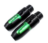 Topes Anticaida Moto Para G310R G 310R G310 R 2017 2018 Motocicleta CNC Frame Crash Pads Escape Sliders Protector Con Logo(2 piece,Green)