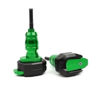Topes Anticaida Moto Para KAWASAKI Para NINJA 650 2017-2023 Marco Protección Contra Caídas Motocicleta Protector Carenado Deslizante Protector Almohadilla Antichoque Barras De Choque De Moto(VERDE)