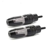 Topes Anticaida Moto Para S┐UZUKI B┐ANDIT GSF 1250 S 1250 1200250400650 GSX650F Protección Contra Caídas De Motocicleta Deslizador De Escape Deslizador De Almohadilla De Choque(Silver)